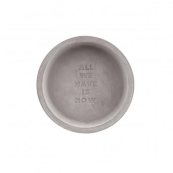 Betonschale All we have is now 20x5cm Räder Design