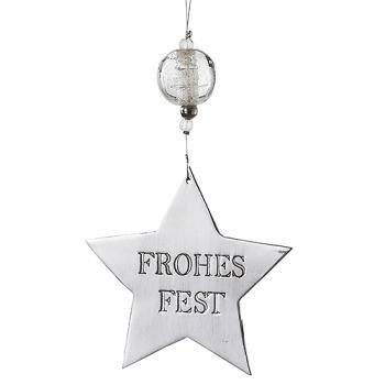Spiegelornament Stern Frohes Fest Winterluft von Räder
