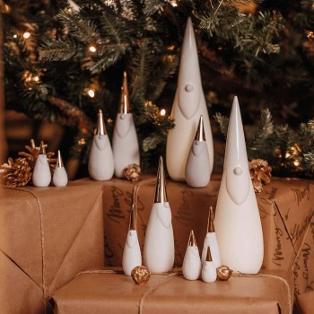 Santa gold 3erSet 5-9cm Living von Räder