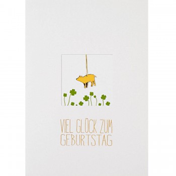 Geburtstag Viel Glück Karte Räder Design