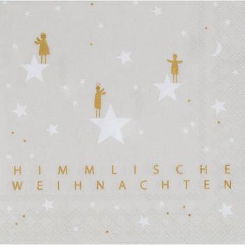 Himmlische WeihnachtenCocktail Serviette 25x25cm Räder Design