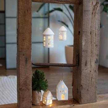 Preview: Lichthaus hängend rund groß 9,5x16cm von Räder Design