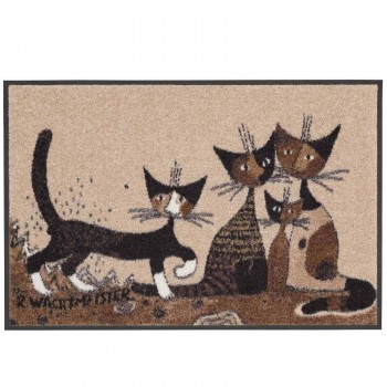 Serafino and friends by Rosina Wachtmeister Wohnmatte 120x75cm Salonloewe