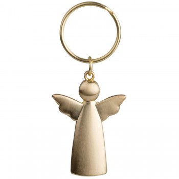 Engel Schlüssel Anhänger gold 4x3cm von Räder