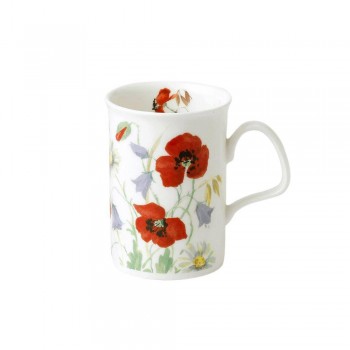 Roter Mohn English Meadow Becher Lancaster von Roy Kirkham 320ml
