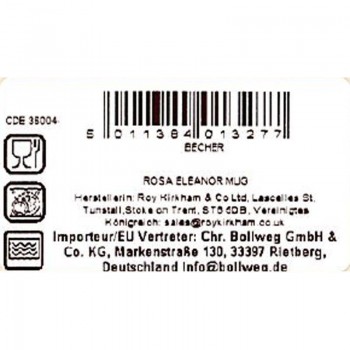 Becher Eleanor 320 ml Redoute Rose von Roy Kirkham
