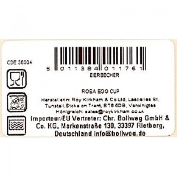 Eierbecher 5,9x4,7cm Redoute-Rose von Roy Kirkham