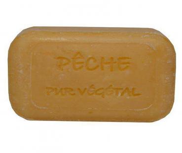 Die Pflanzenölseife Peche  - Pfirsich - der Savonnerie de Bormes Provence