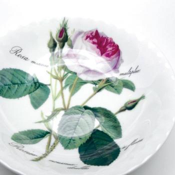 Preview: Müslischale Redoute Rose von Roy Kirkham, 17,5cm