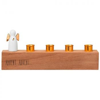 Preview: Adventsengel Gold Advent Advent Winterzeit von Räder Design