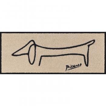 Picassos Dackel 30x75cm Fußmatte Salonloewe