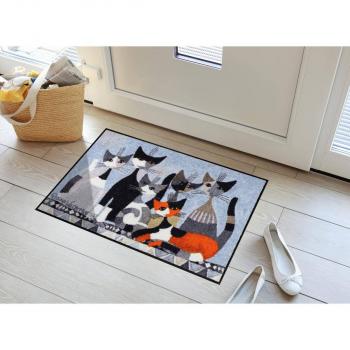 Preview: Siamo in sei Wohnmatte Rosina Wachtmeister Style 50x75cm Fußmatte Salonloewe