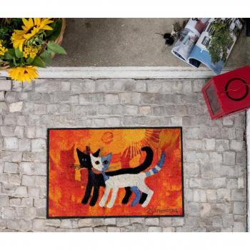 Preview: Terral RW Wohnmatte Rosina Wachtmeister Style 50x75cm Fußmatte Salonloewe
