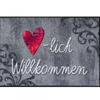 Fußmatte Herzlich 50x75 cm von Salonloewe