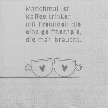 Manchmal ist Kaffee trinken Lunch Serviette von Räder Design