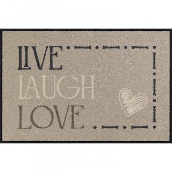 Live Laugh Love Wohnmatte 50x75cm Fußmatte Salonloewe