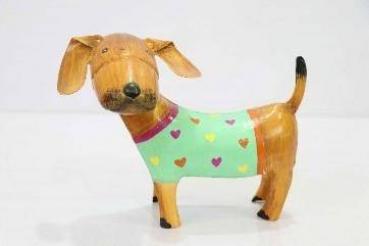 Preview: Hund 3er Set stehend groß 23x12x18cm von Exner