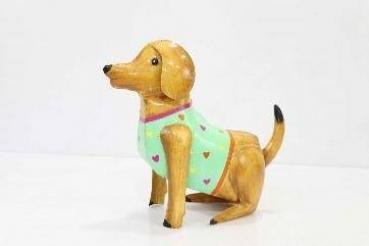 Preview: Hund 3er Set stehend groß 28x12x27cm Exner