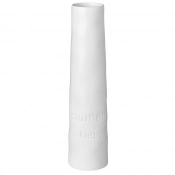 Preview: Vase Text mittel Raumpoesie Zuhause von Räder Design 20x4cm