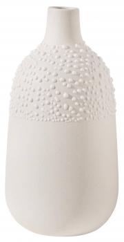 Perlenvase weiß Design 4 5,5x11,5cm Zuhause von Räder Design