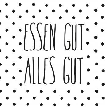 Räder Design Servietten - Essen gut, alles gut - Kollektion Poesie et Table