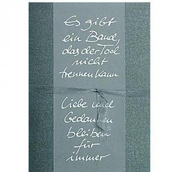 Trauer Es gibt ein Band Karte Räder Design