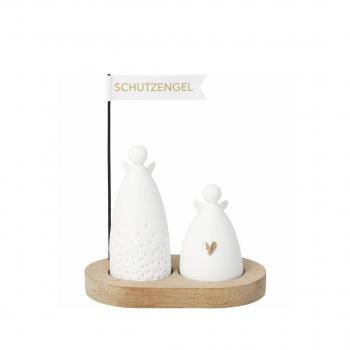Weihnachtsgruß Schutzengel 7x4,5x8cm von Räder Design