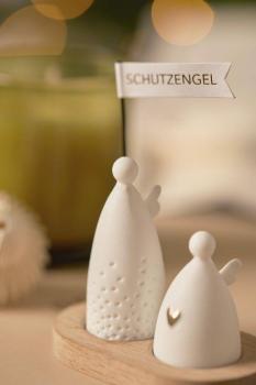 Preview: Weihnachtsgruß Schutzengel 7x4,5x8cm von Räder Design