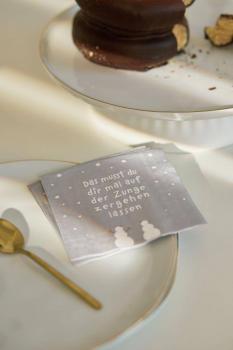 Preview: Das musst du dir mal.... Cocktail Serviette 25x25cm Räder Design