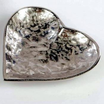 Herzschale aus Aluminium 25cm von Formano – stilvolle Deko mit Herz