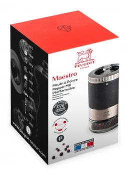 Preview: Maestro Pfeffermühle graphit 10cm von Peugeot