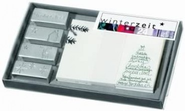 Tischkartenhalter Set mit 4 Stück Winterzeit von Räder