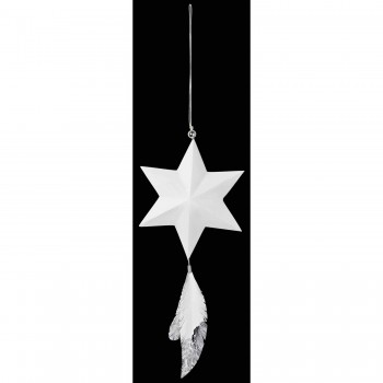 Papier Ornamente silber 45cm Weihnachtszauber von Räder