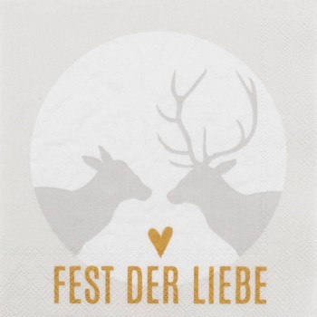 Fest der Liebe Cocktail Serviette von Räder Design