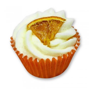 Badebutter-Cupcake Orange Vanille Florex  45g