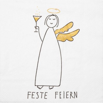 Feste feiern Lunch Serviette 33x33cm Räder Design