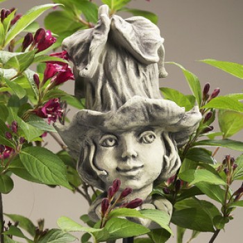 Blumenkind Glockenrebe Gartenfigur 20cm Zauberblume