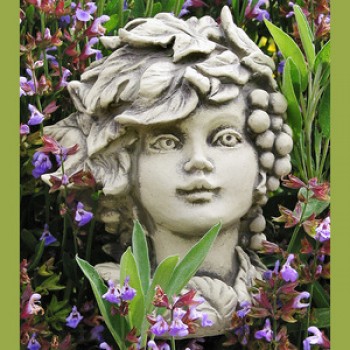 Blumenkind Herbst Gartenfigur 19cm Zauberblume