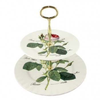 Etagere 2 Ebenen Redoute Rose von Roy Kirkham