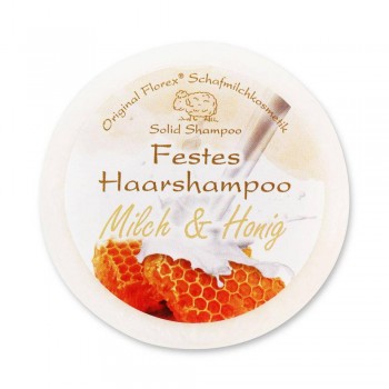 festes Haarshampoo Milch Honig 58g Florex