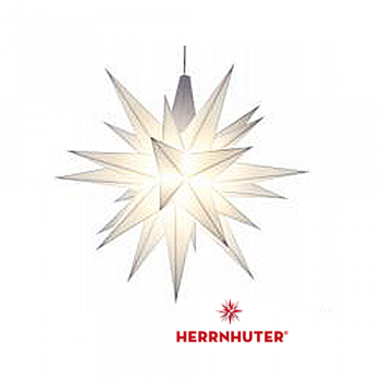 13cm Weißer Stern LED Set und Netzgerät 1-2 Sterne original Herrnhuter