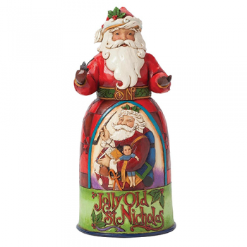 Santa Jolly Old St. Nicholas Weihnachtsmannfigur 25,5cm Jim Shore