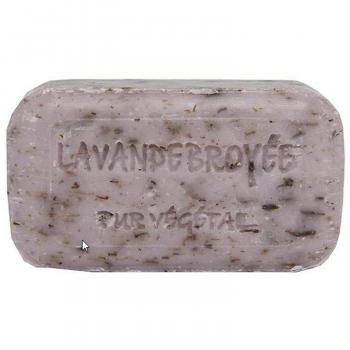 Lavendel mit Blüten Pflanzenölseife Savonnerie de Bormes Provence 100g