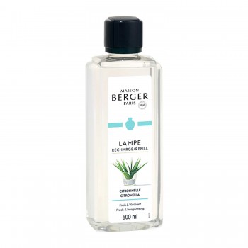 Citronnelle prickelndes Zitronengras 500ml Raumduft von Lampe Berger
