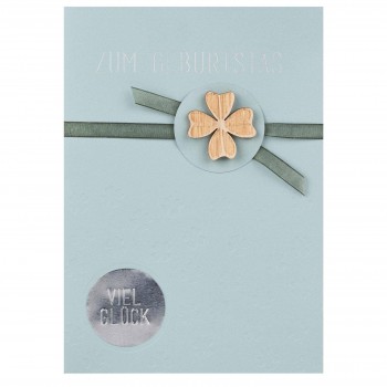 Geburtstag Kleeblatt Räder Design