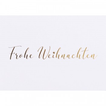 Weihnachtskarte Frohe Weihnachten von Räder Design
