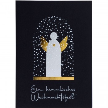 Weihnachtskarte Cloche Himmlisches Weihnachtsfest von Räder Design
