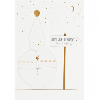 Weihnachtskarte Wichtel Himmlische Weihnachten von Räder Design