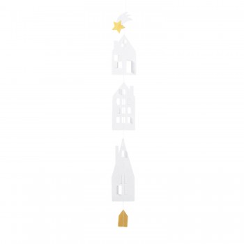 Kette Häuschen Winterstadt kurz 55cm Living von Räder Design