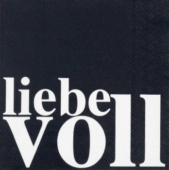 Liebevoll Lunch Serviette von Räder Design